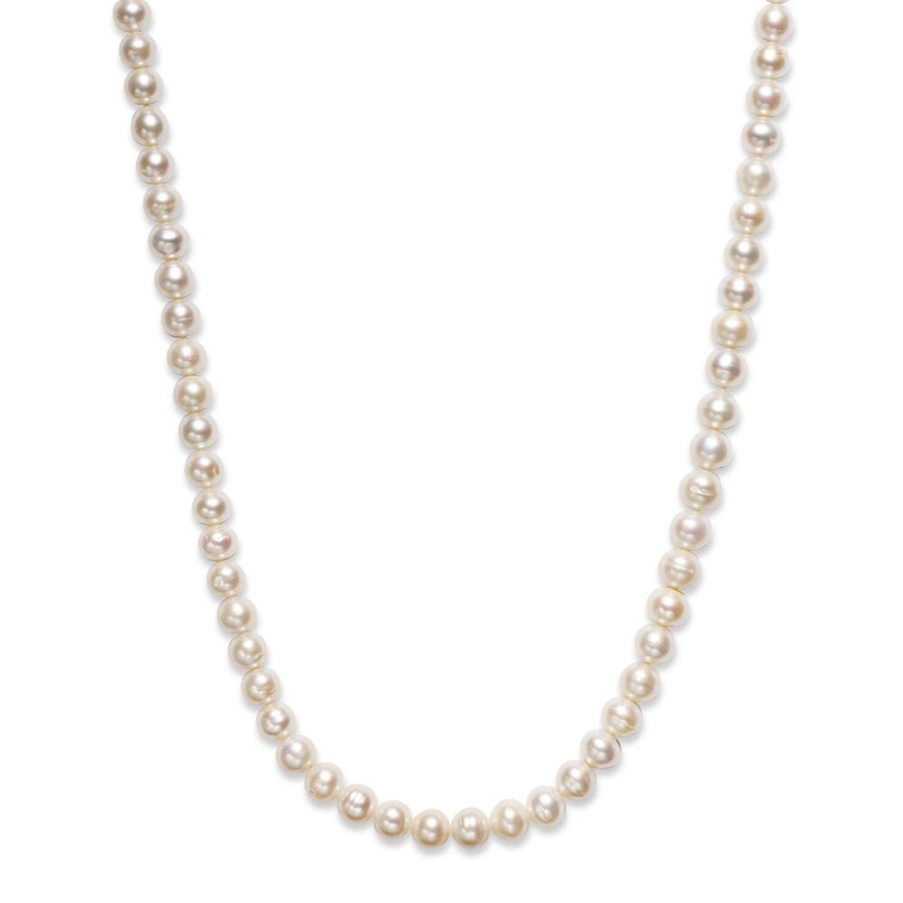 Belle de Mer Pearl Necklace, 36" Cultured Freshwater Pearl Endless Strand #176